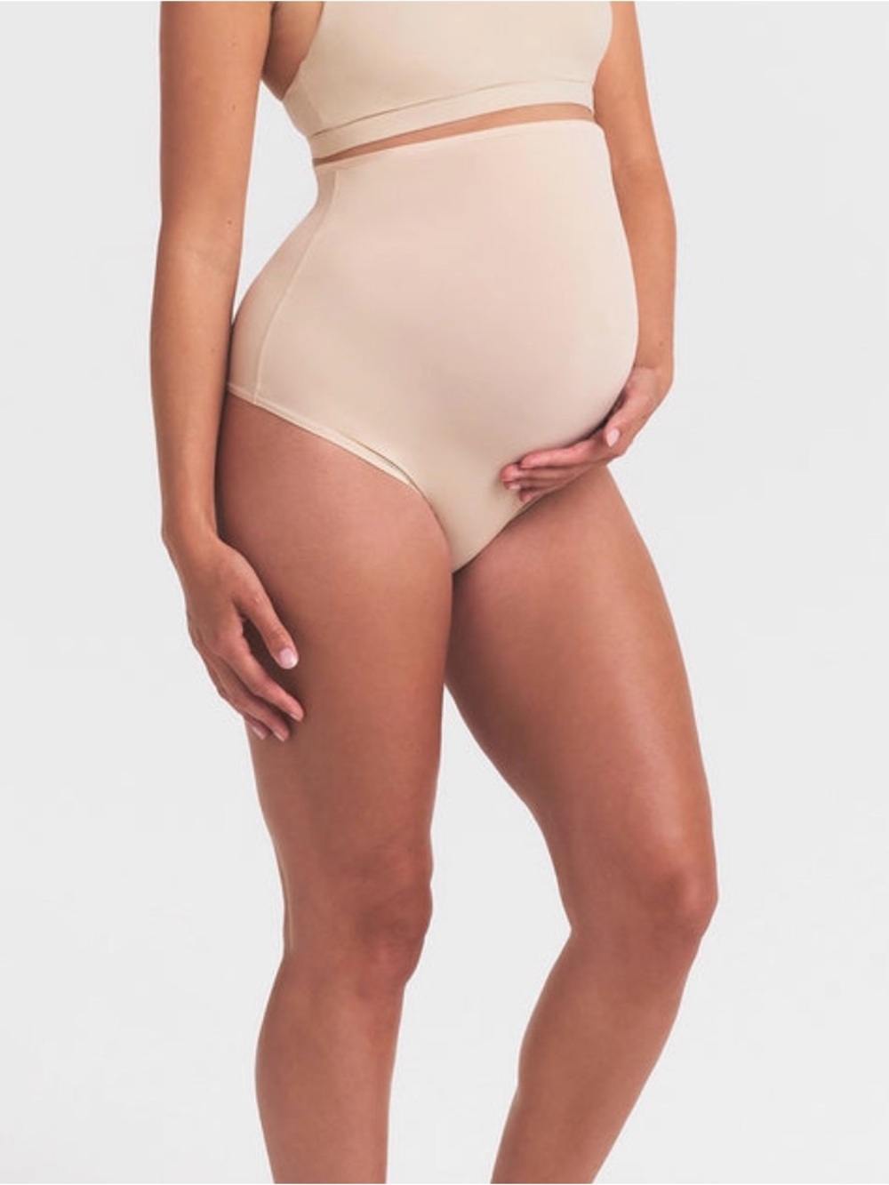 SKIMS Fits Everybody Maternity High Waist Thong | Sand | XXS | NWT 🏷️